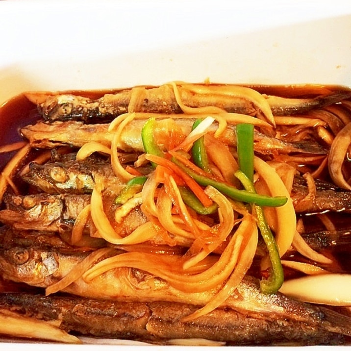 揚げずに簡単 ししゃもの南蛮漬け レシピ 作り方 By きのこのみみ 楽天レシピ